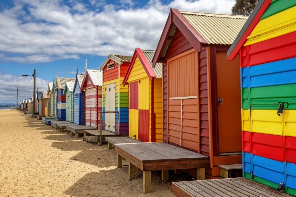 Plage de Brighton, Angleterre