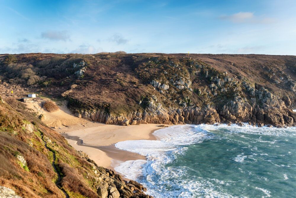 Plage de Porthcurno, Royaume-Uni