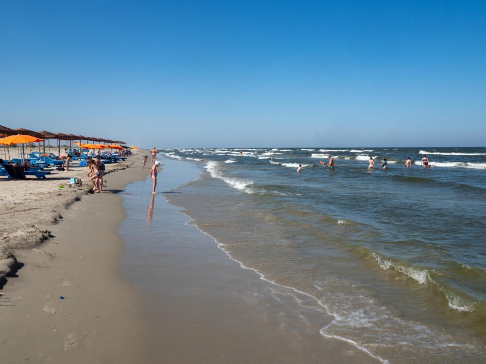 Plage de Sfântu Gheorghe en été