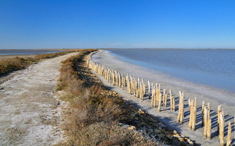 Plage sauvage en Camargue