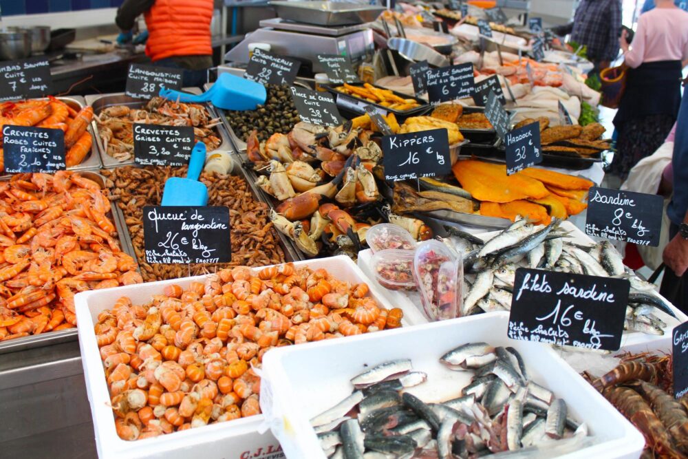 Poissons Marché de Sainte-Marie-de-Ré