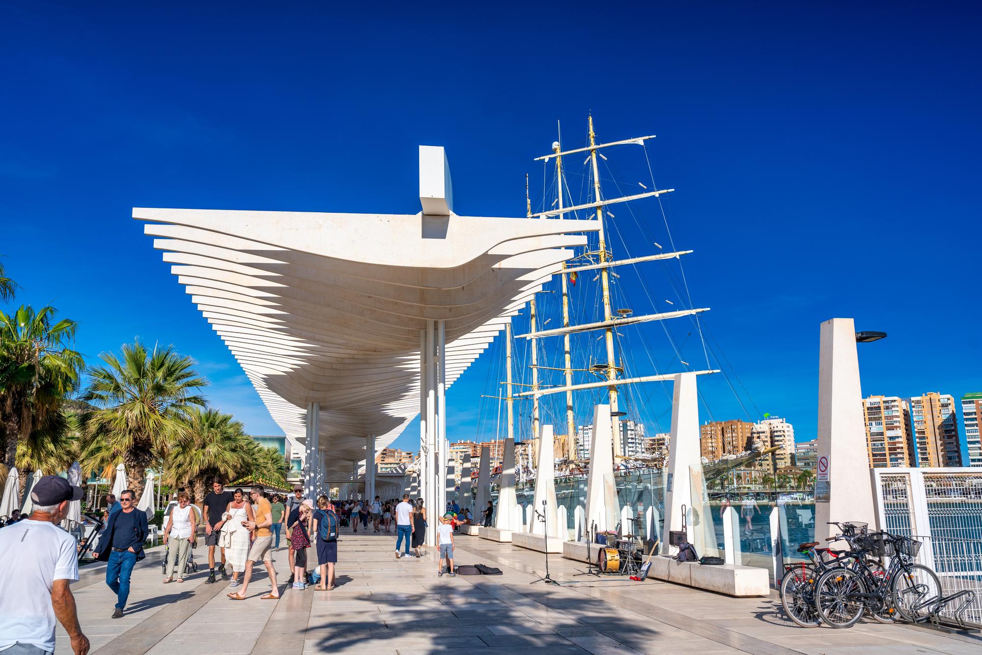 Promenade du Muelle Uno à Malaga