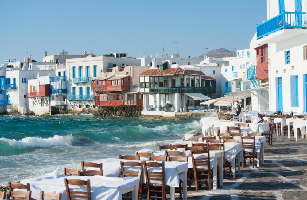 Quartier de la Petite Venise à Mykonos