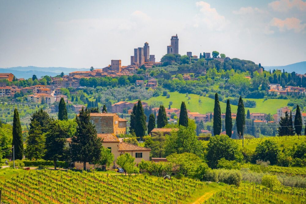 San Gimignano en Toscane, Sienne