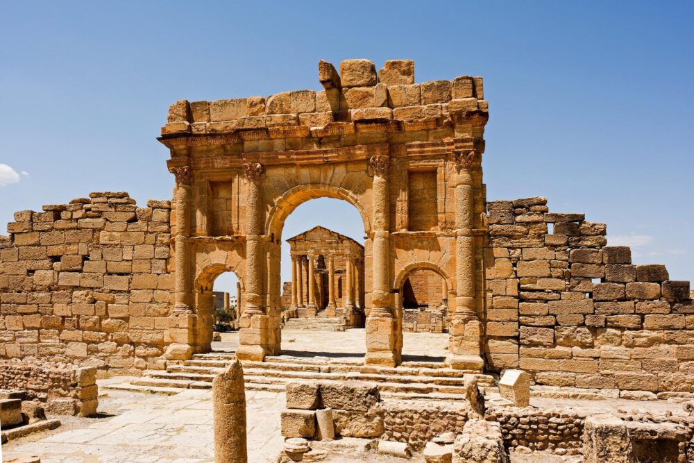 Site archéologique de Sbeïtla, Tunisie