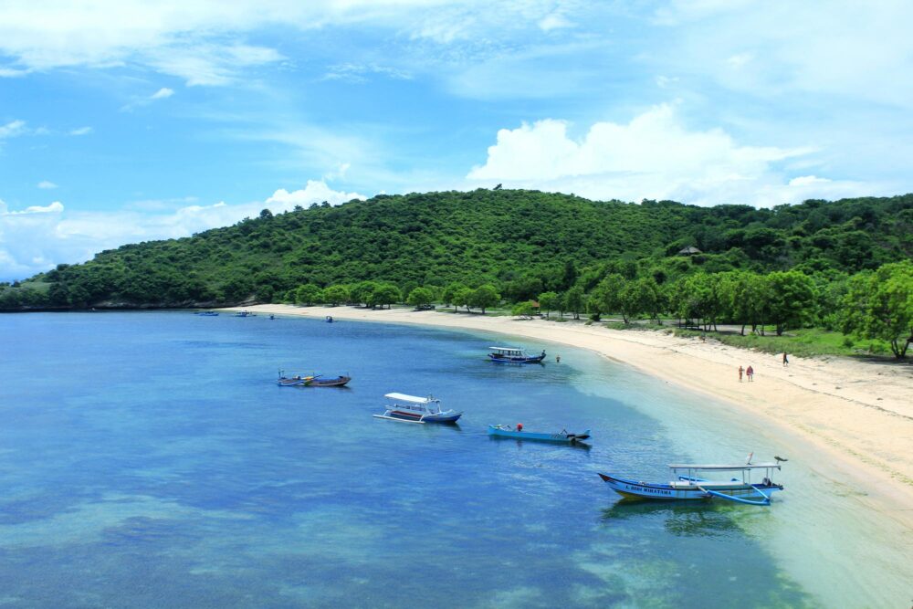 Tangsi Beach à Lombok, Indonésie