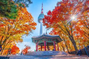 Tour et pavillon de Namsan à Séoul