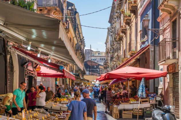 Un marché en Italie