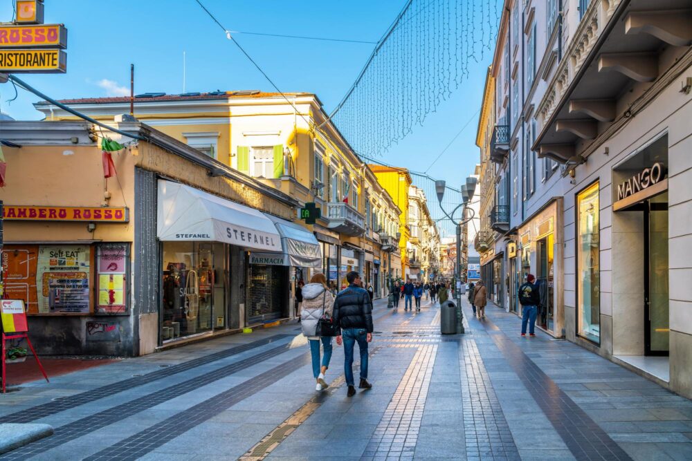 Via Matteotti boutique San Remo Italie