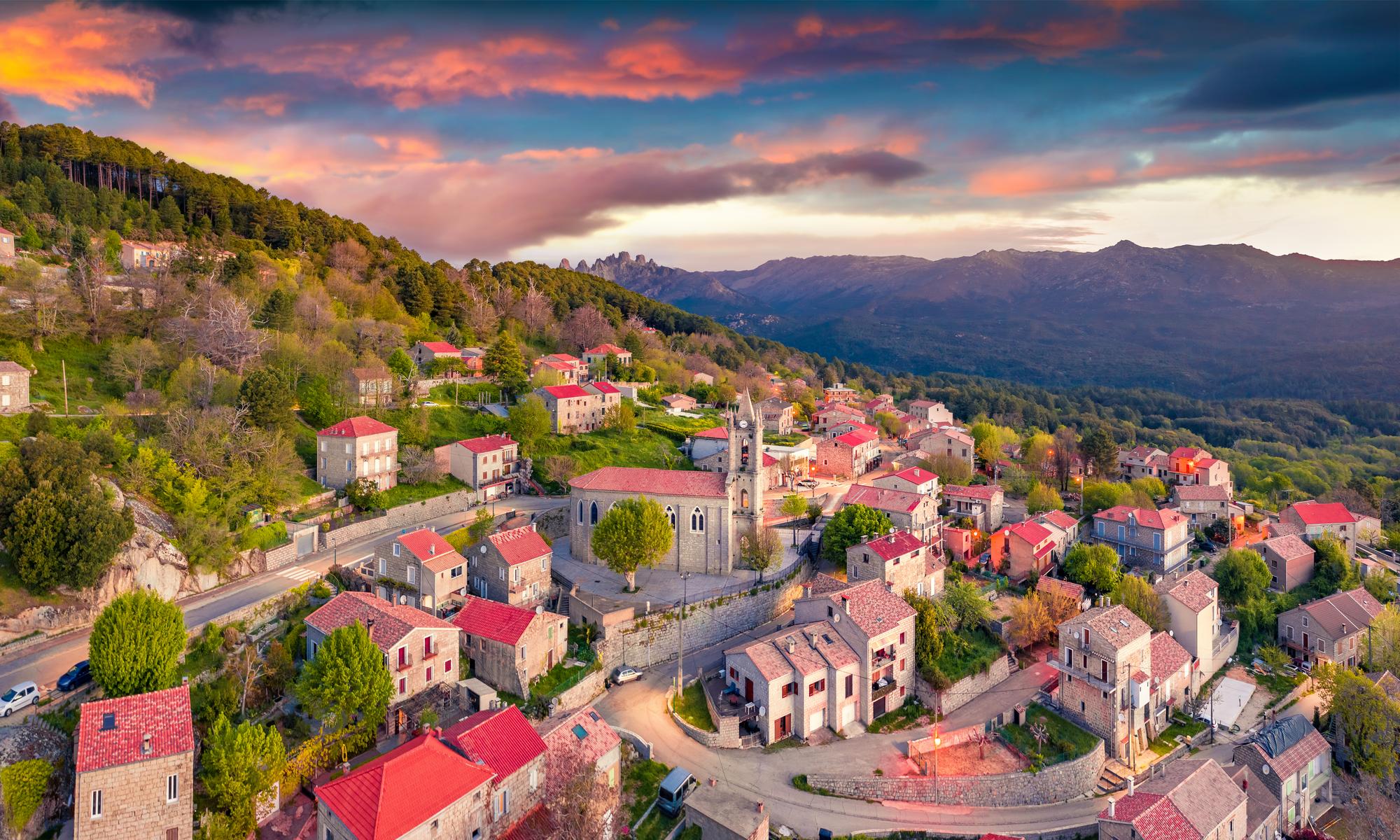 Village de Zonza, Corse-du-Sud