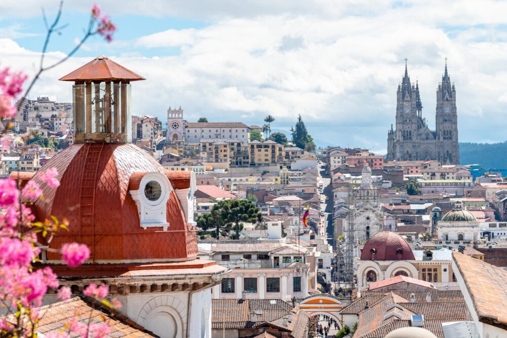 Ville de Quito en Amérique du sud