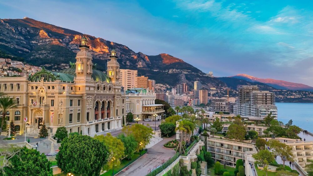 Vue aérienne de Monaco