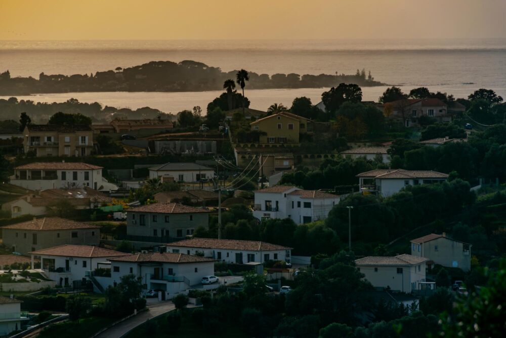 Vue de Bastelicaccia en Corse