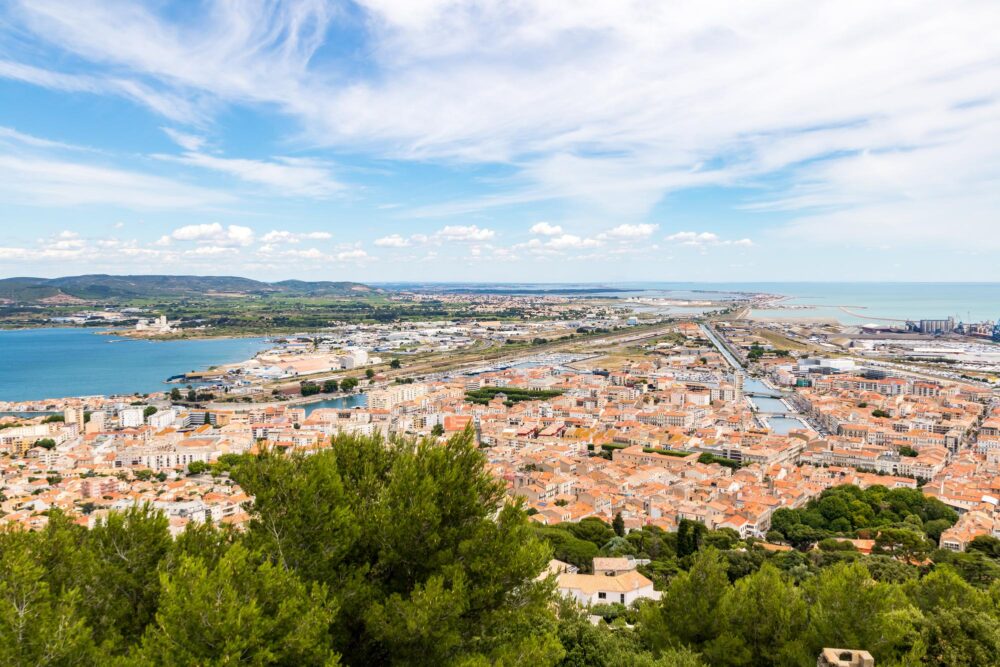 Vue depuis le Mont Saint-Clair, Sète