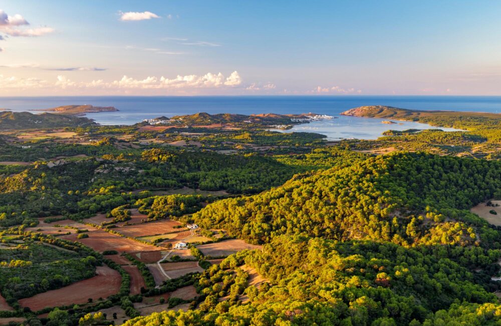 Vue depuis le Monte Toro à visiter à Minorque