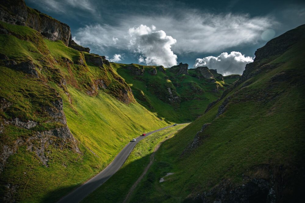 Winnats Pass au Royaume-Uni