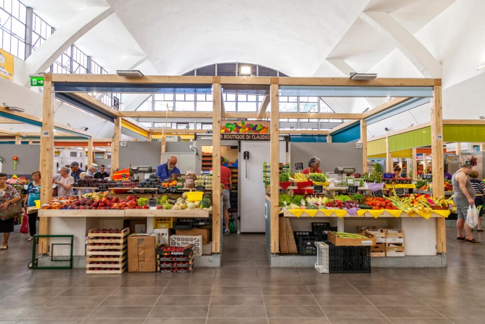 marché couvert Sanremo Italie