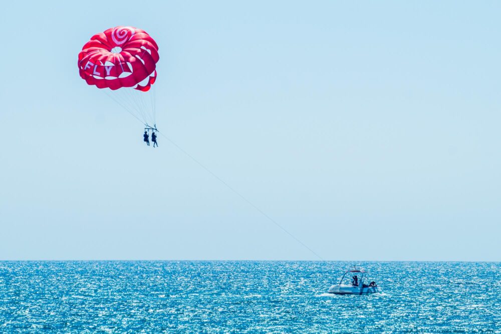 parachute ascensionnel en Algarve