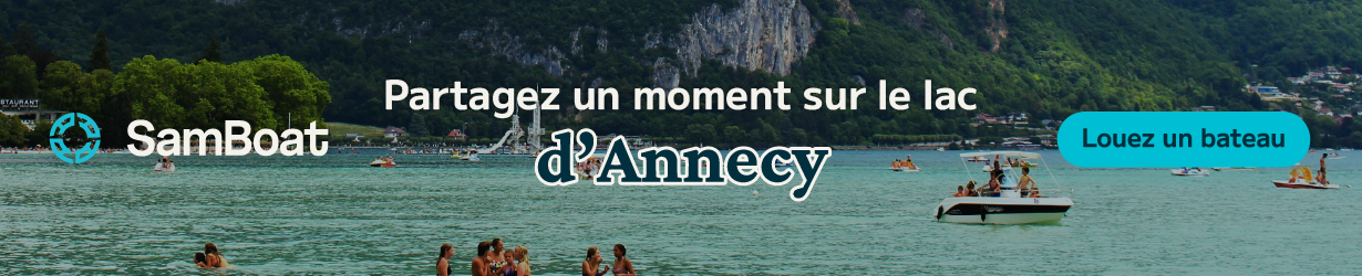 5 locations de bateau tout confort pour une balade originale à Annecy