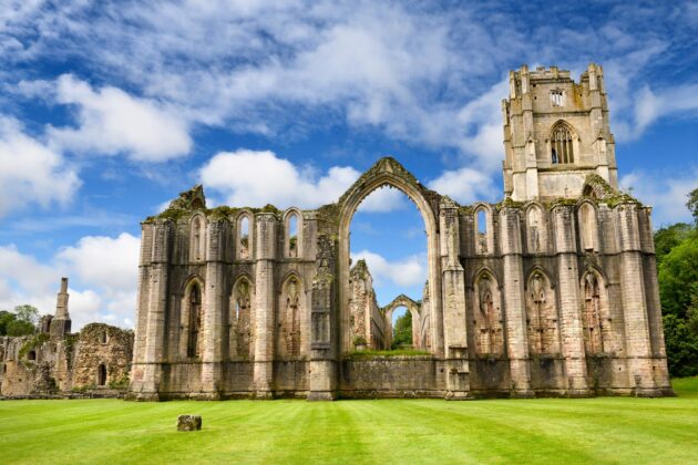 Abbaye de Fountains, North Yorkshire