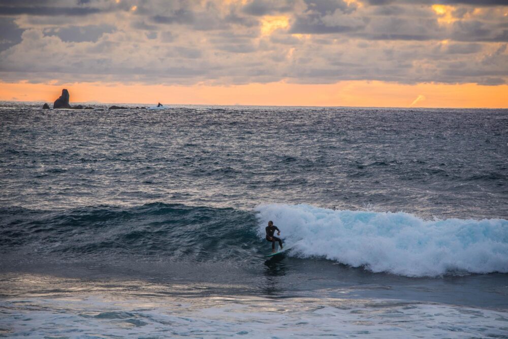 Activité de surf, Les Açores