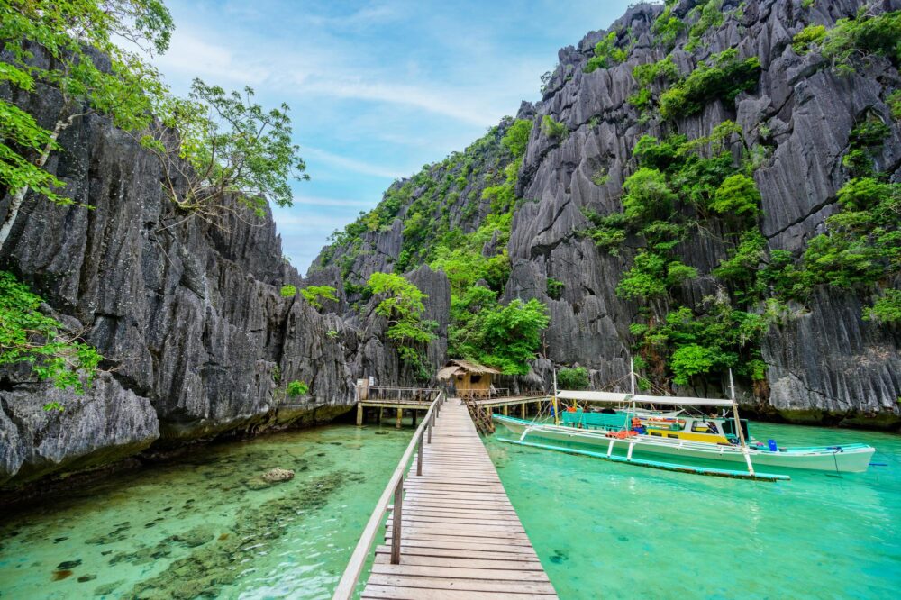 Barracuda Lake à Coron, Philippines