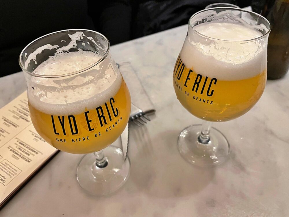 Bières dans un bistrot à Lille