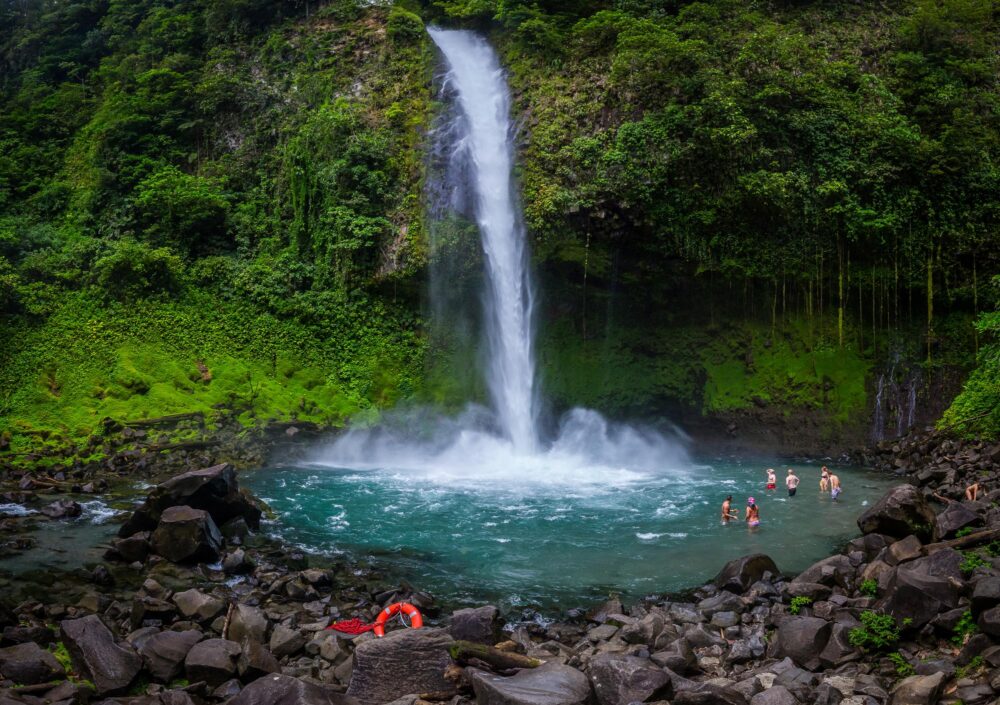 Cascade La Fortuna au Costa Rica