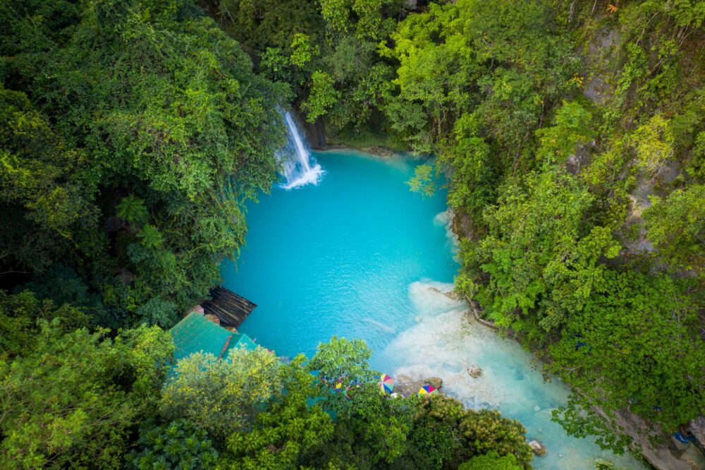 Cascade de Kawasan à Cebu