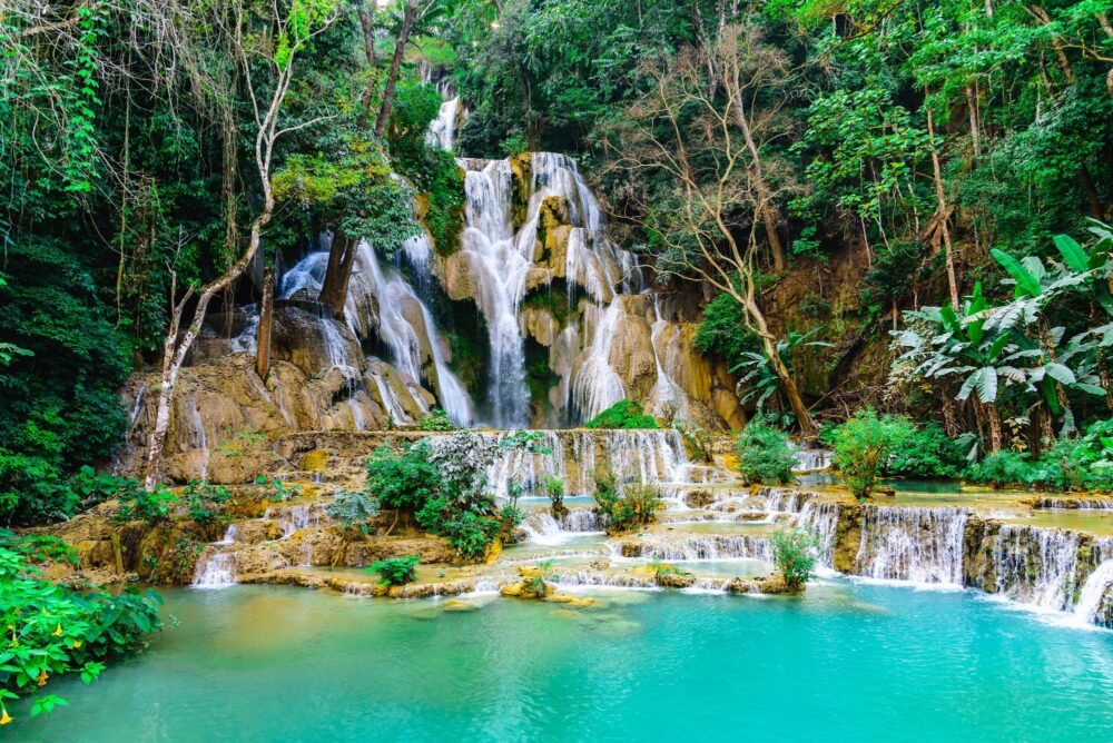 Cascades de Kuang Si au Laos