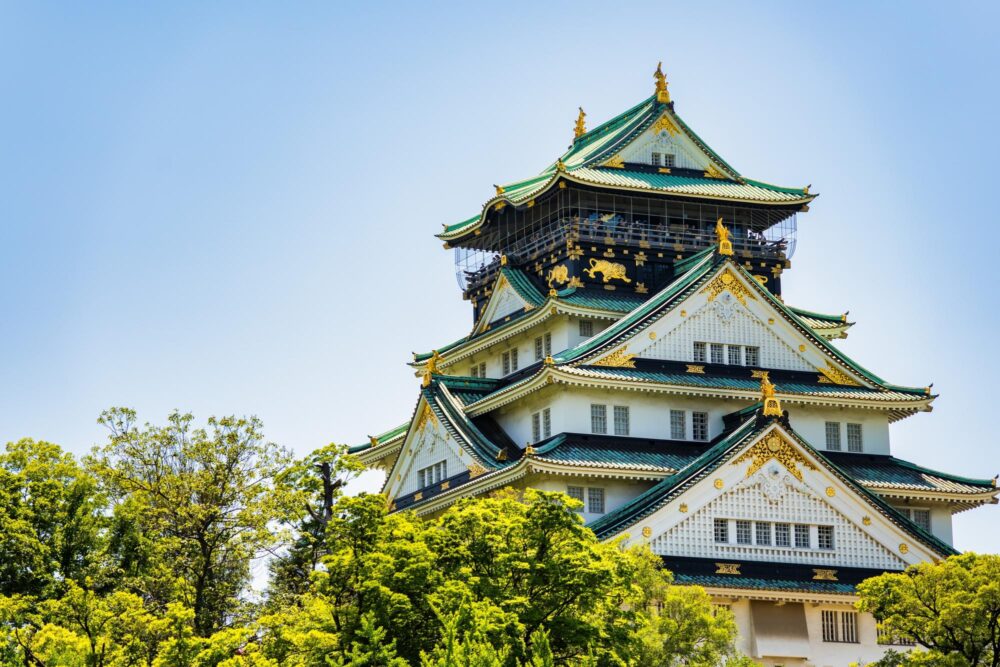 Château d’Osaka au Japon