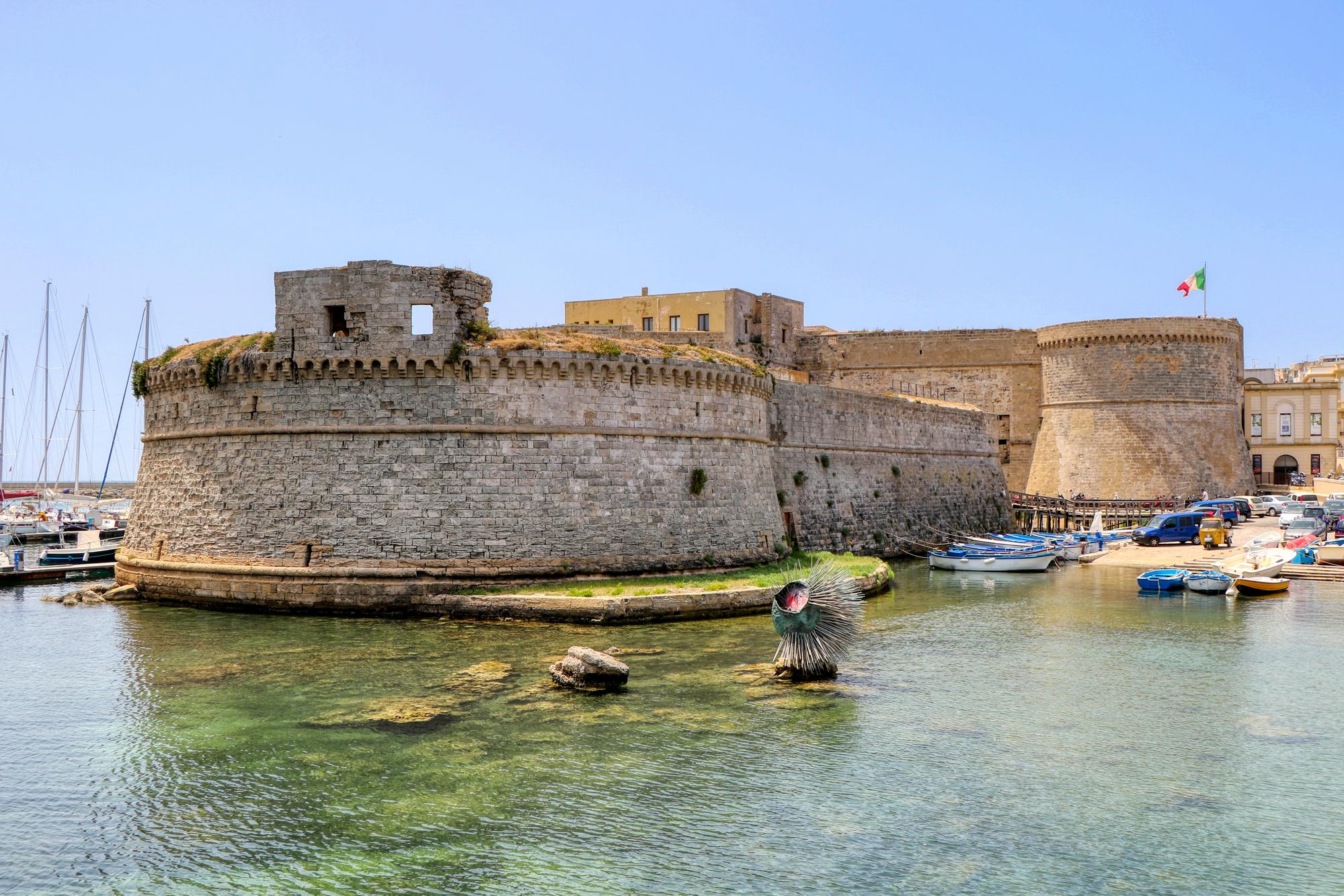 Château de Gallipoli, Pouilles, Italie