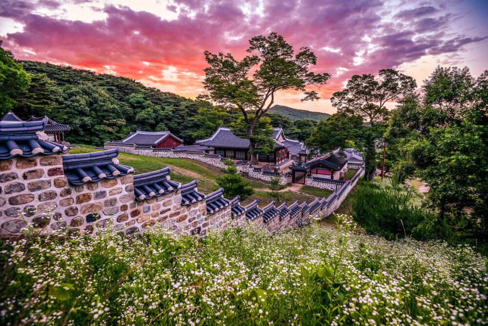 Château de Namhansanseong en Corée du Sud