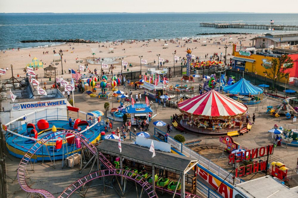 Coney Island Beach à New York