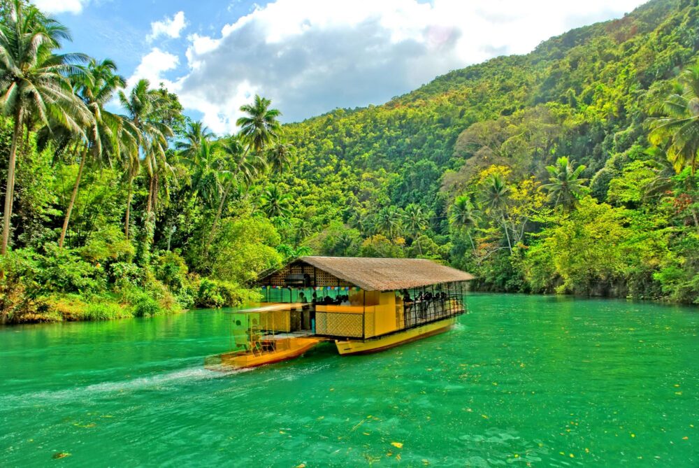 Croisière sur la rivière Loboc à Bohol, Philippines