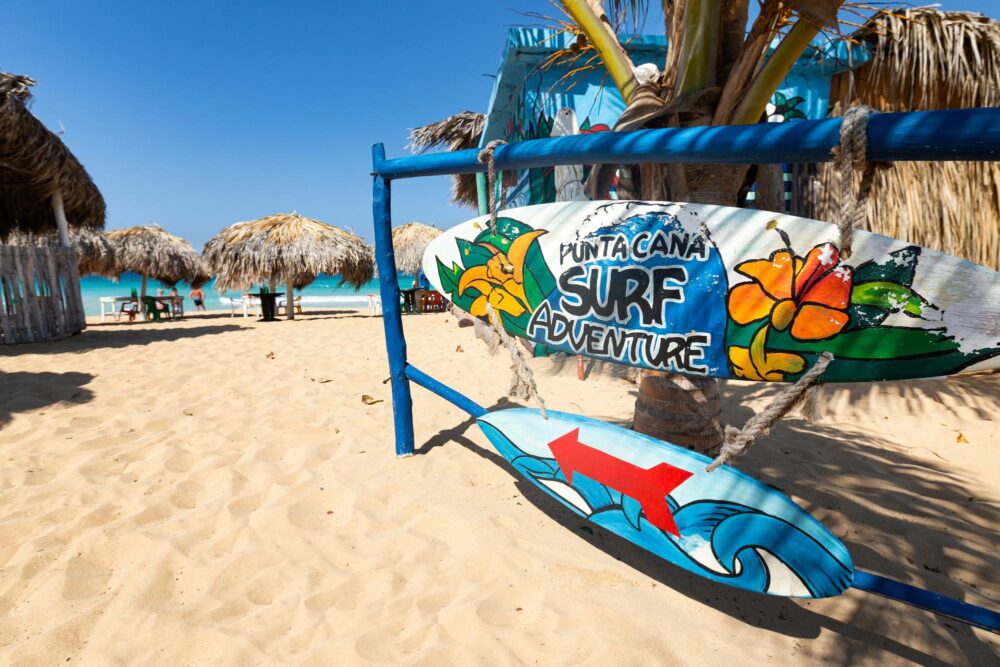 Ecole de surf à Punta Cana