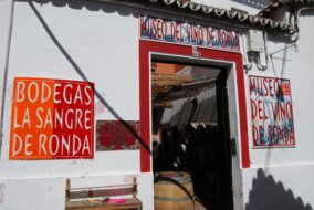 Entrée du musée du vin de Ronda, Andalousie, Espagne