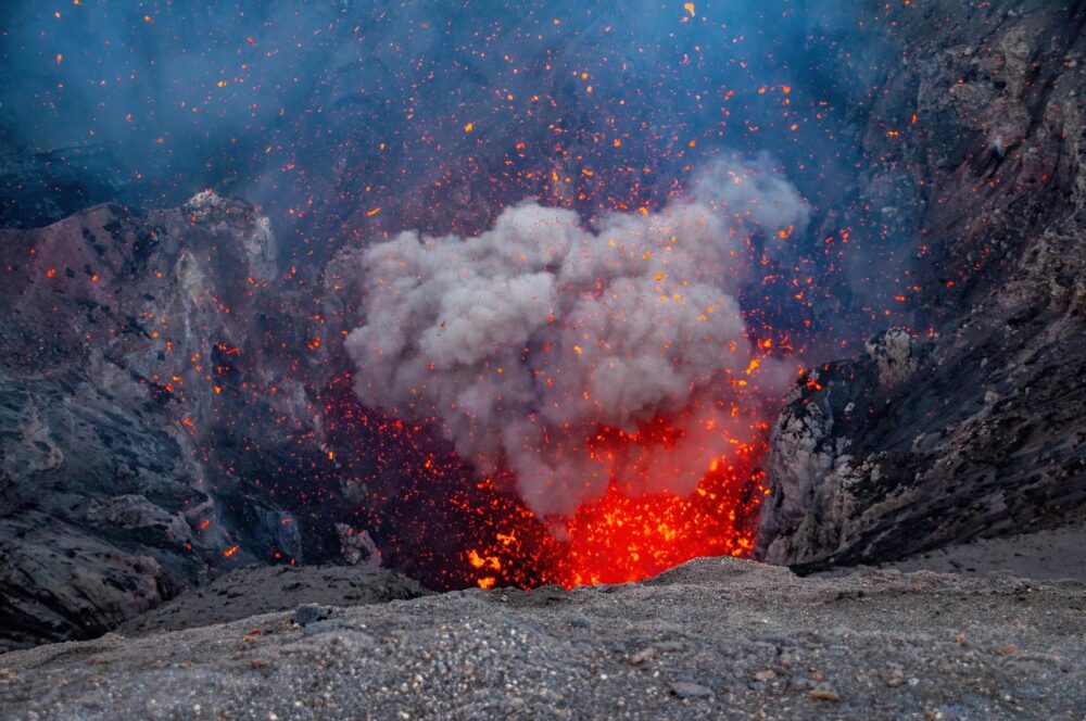 Éruption du Yasur, Vanuatu