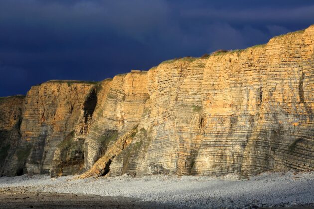 Falaises de Nash Point, Pays de Galles