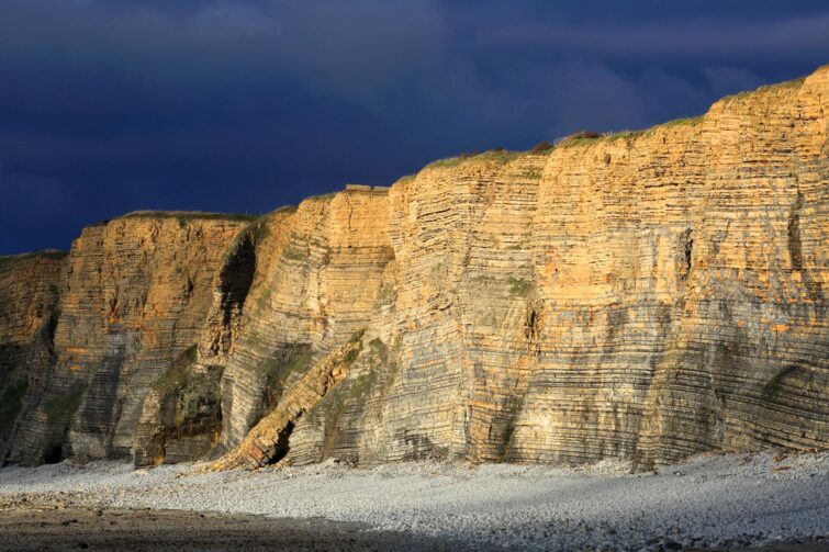 Falaises de Nash Point, Pays de Galles