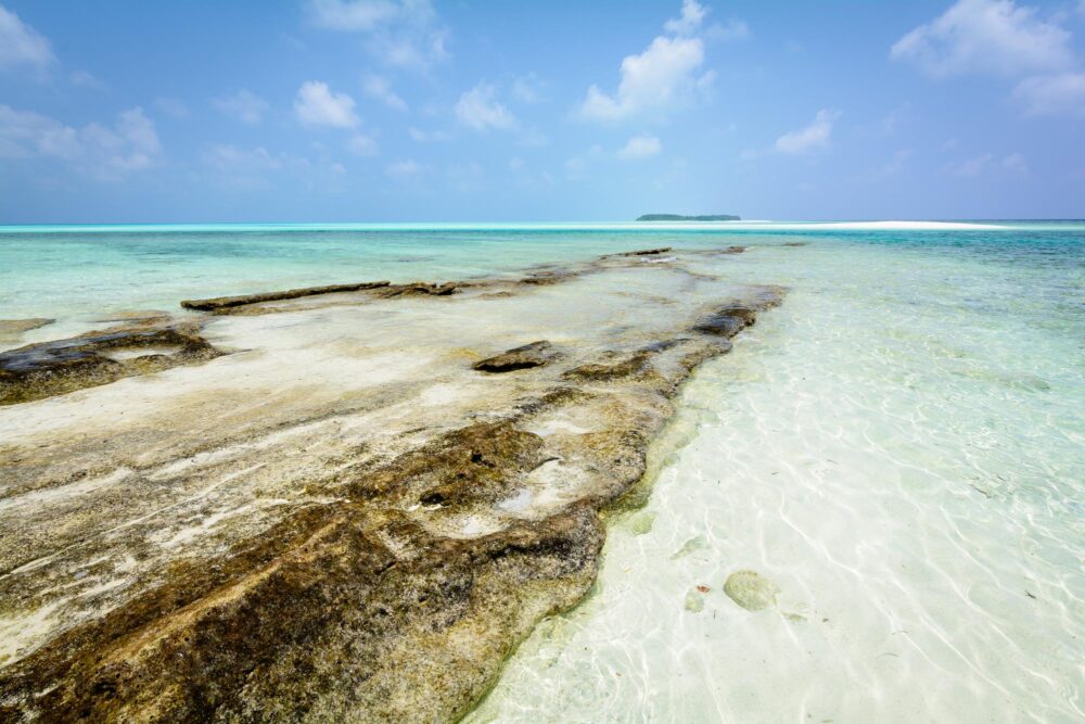 Fulhadhoo Beach sur l'atoll Baa aux Maldives