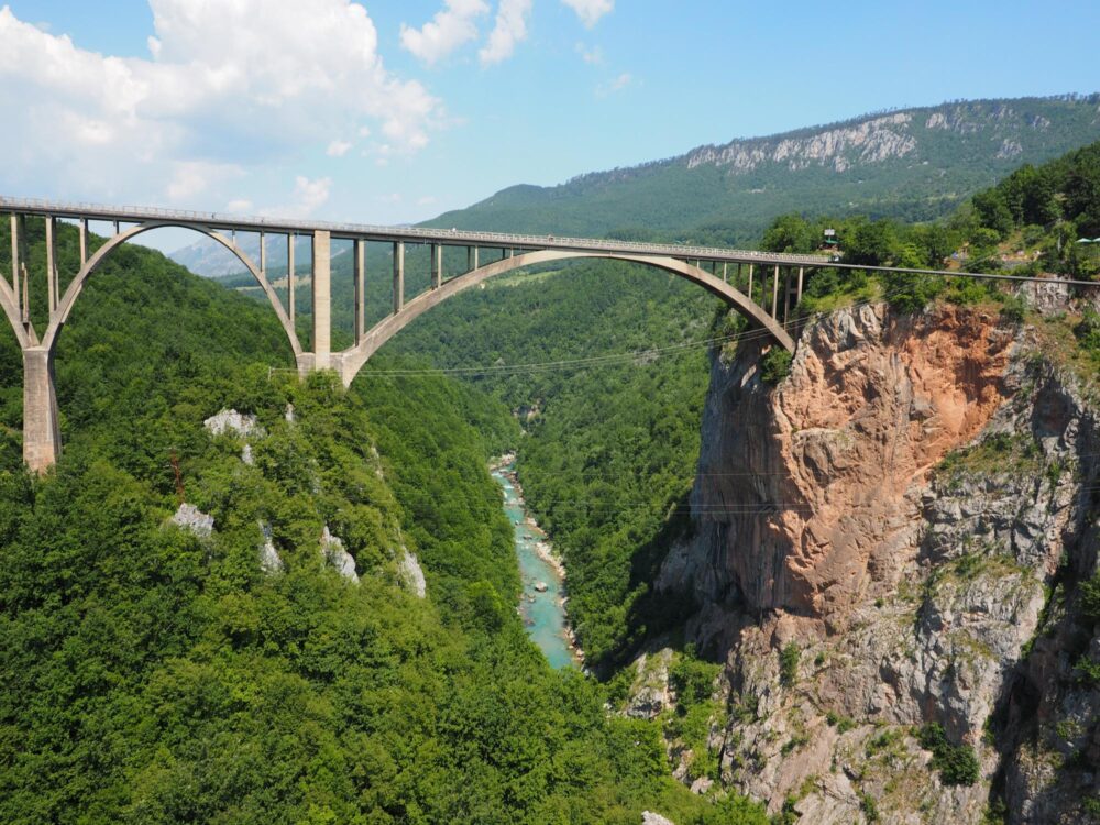 Gorges de la Tara au Monténégro