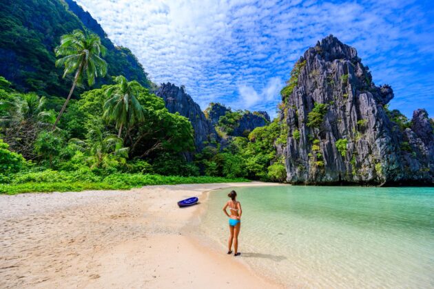 Hidden Beach, Matinloc, Philippines