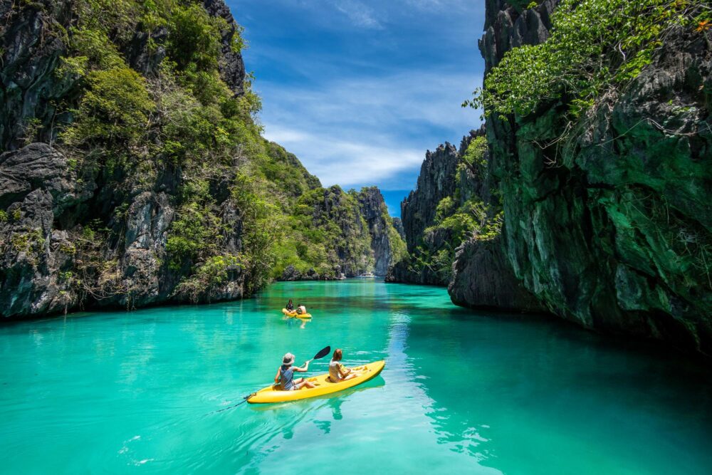 Kayak à Palawan, Philippines
