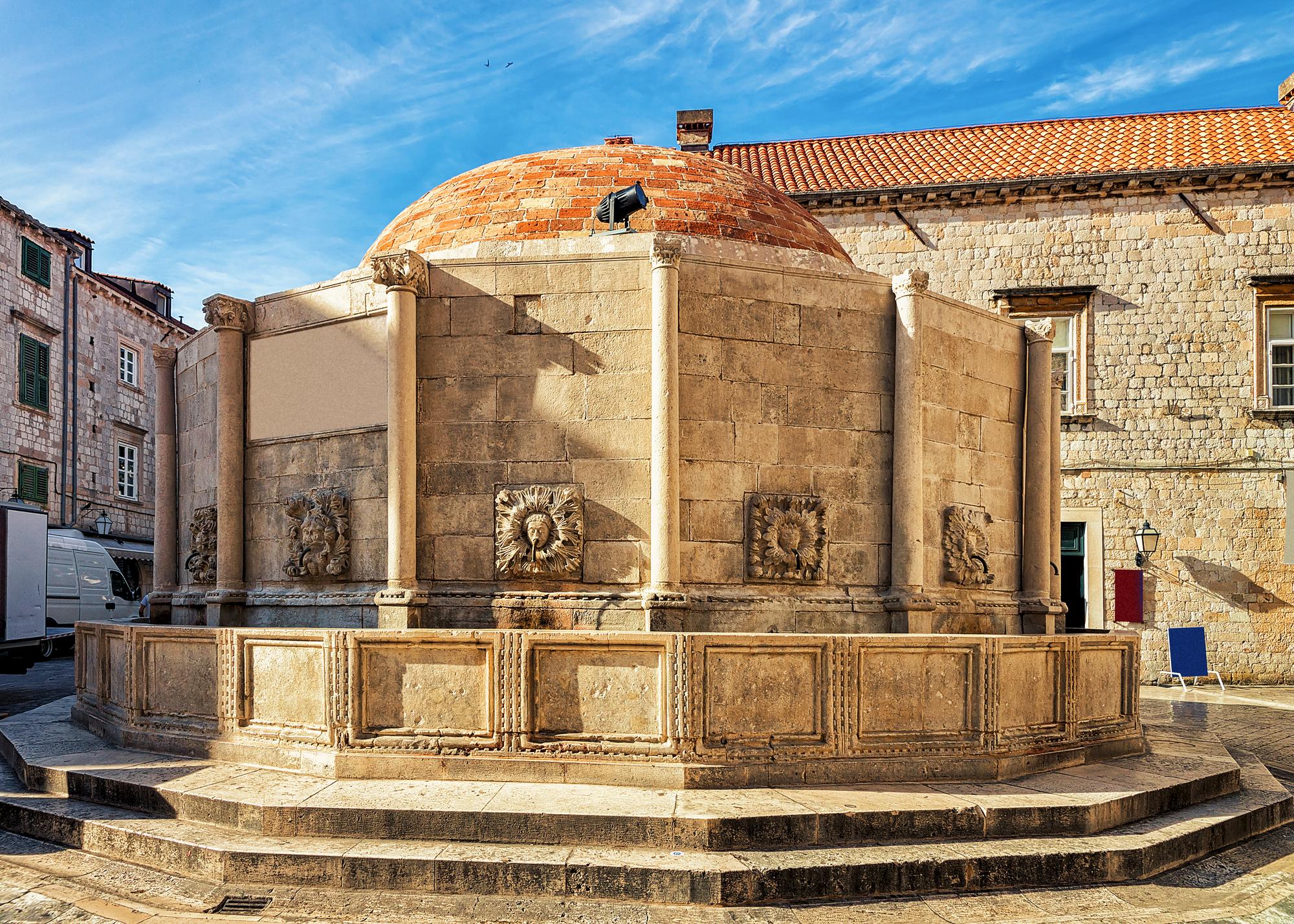 La Fontaine d'Onofrio à Dubrovnik