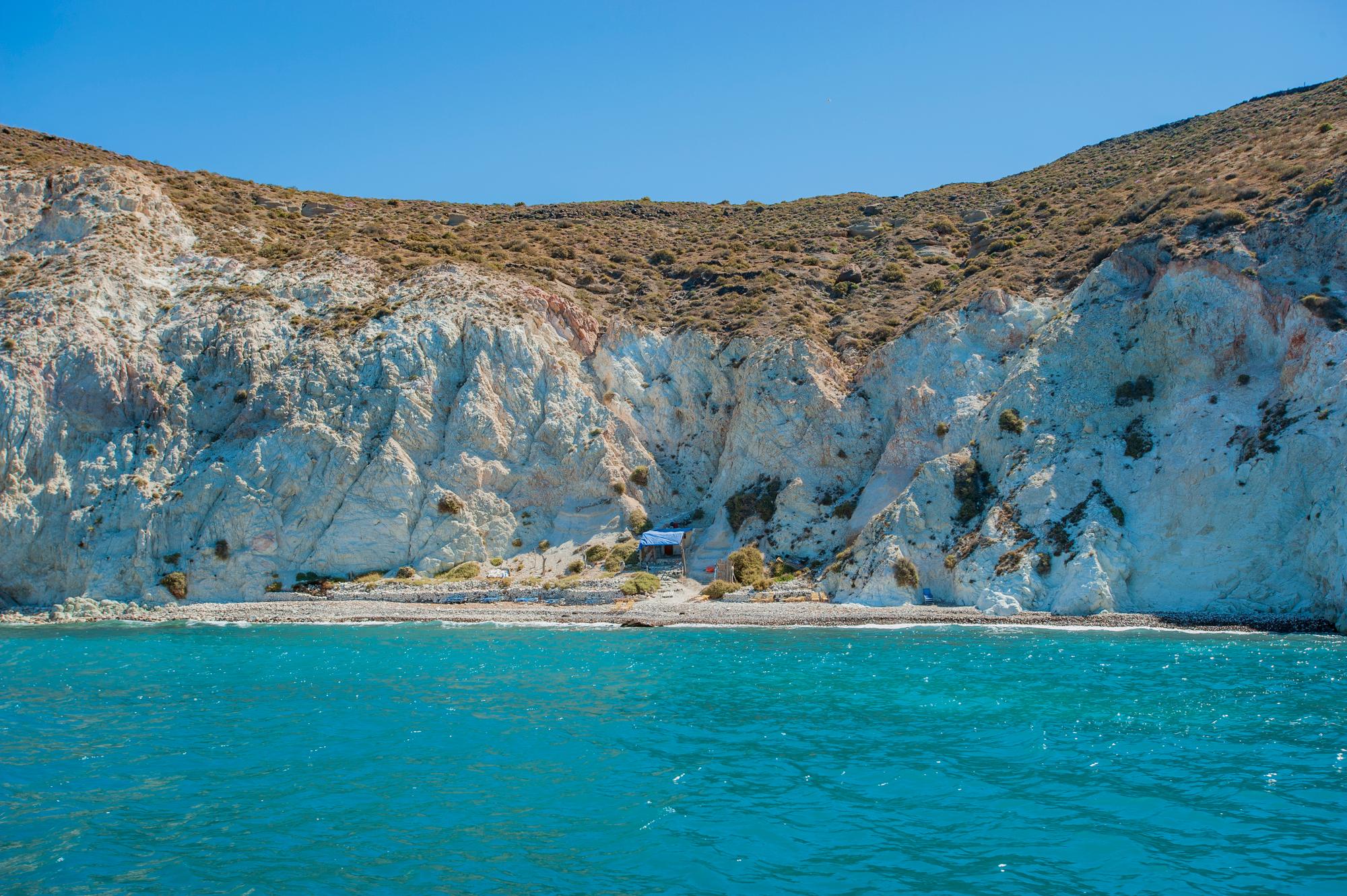 La Plage Blanche de Santorin