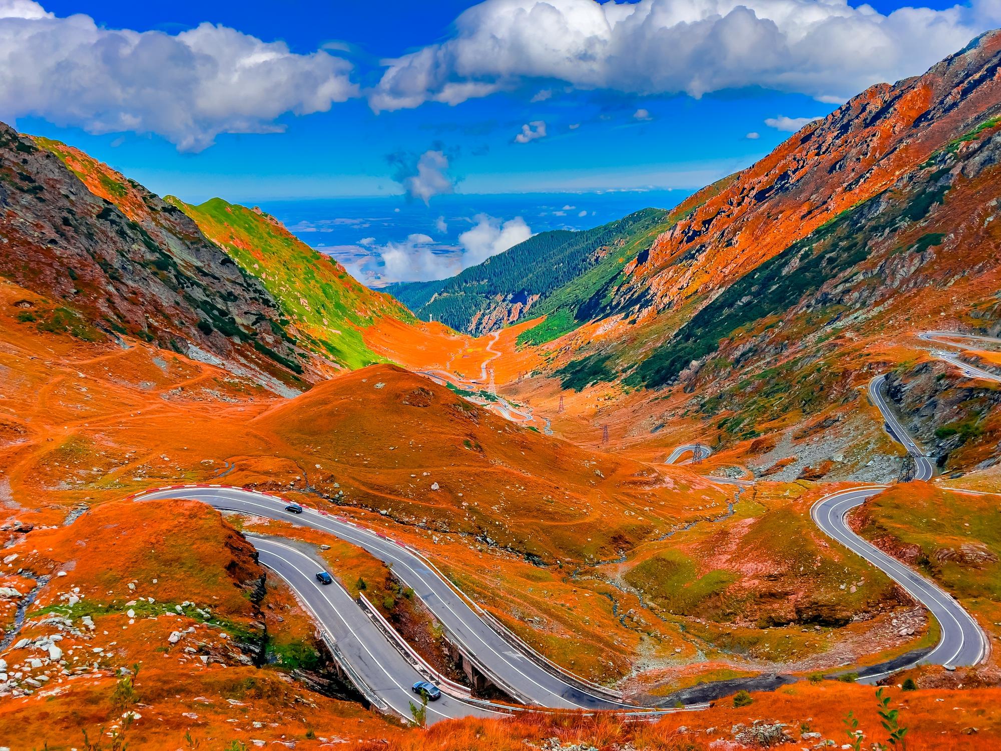 La Route Transfăgărașan dans les Carpates