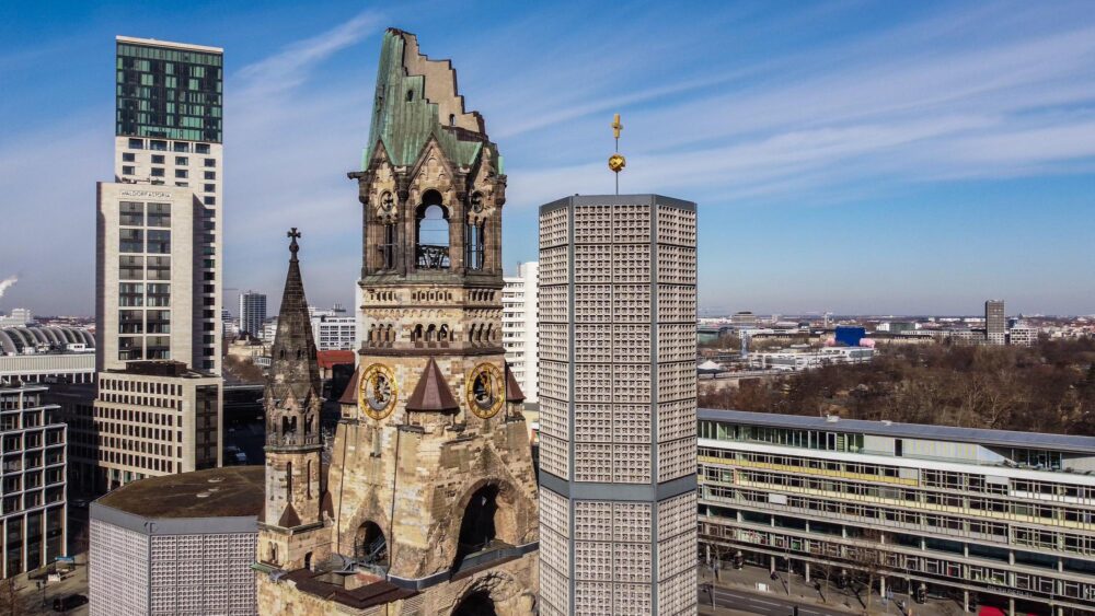 La célèbre église du Souvenir de Berlin, Allemagne