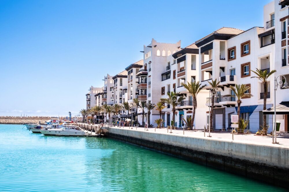 La marina d’Agadir, Maroc
