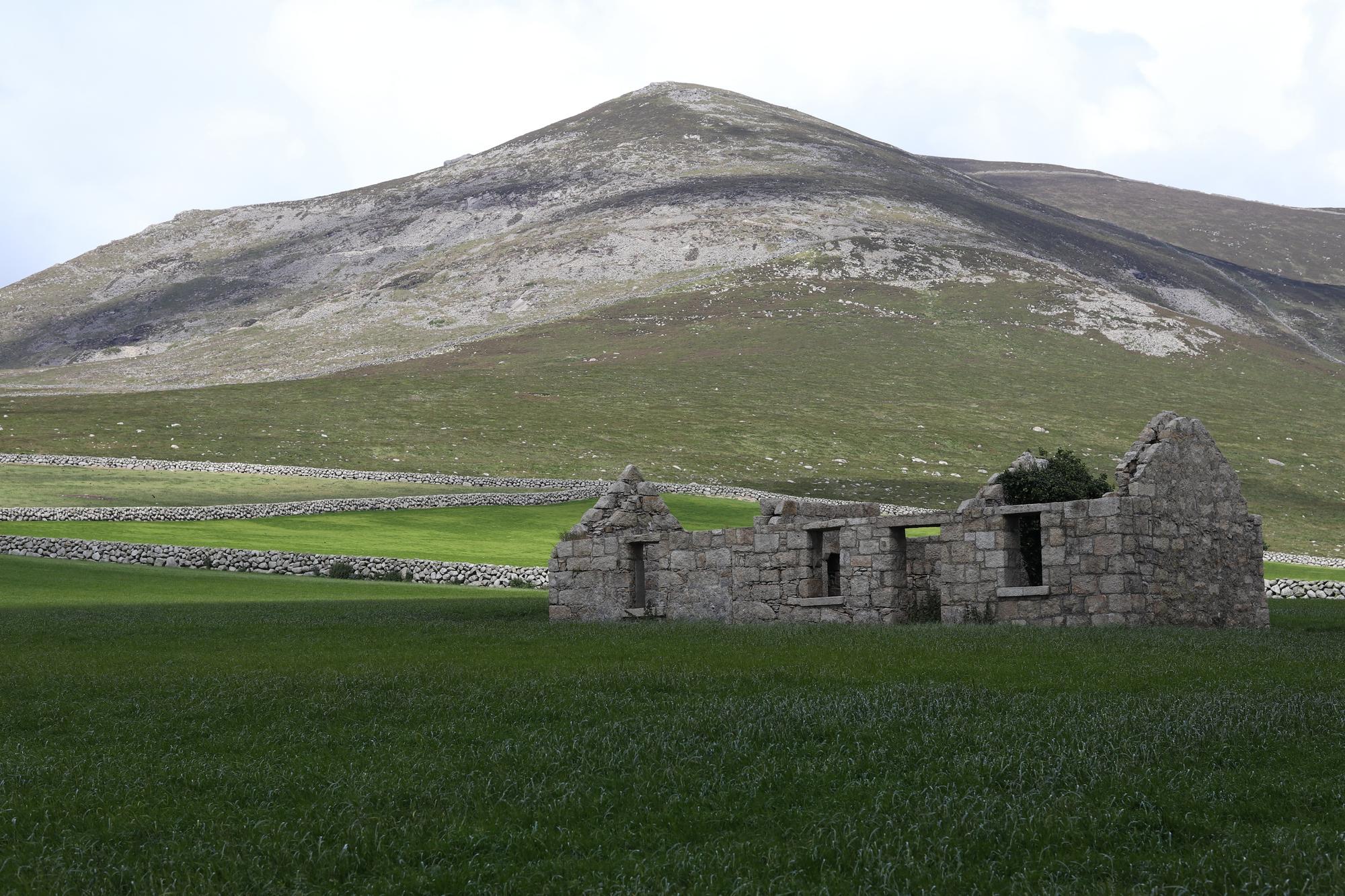 La montagne de Slieve Donard, Belfast, Irlande du Nord